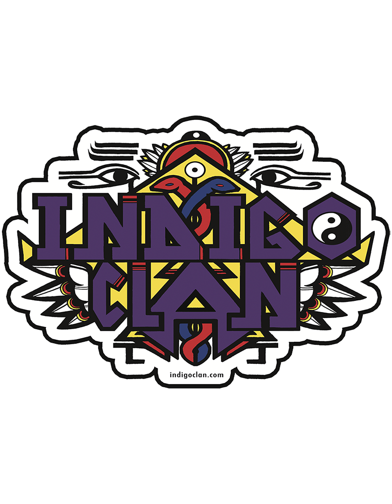 Indigo Clan Sticker